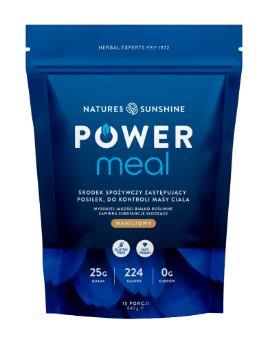 Power Meal Wanilia Natures Sunshine 840g