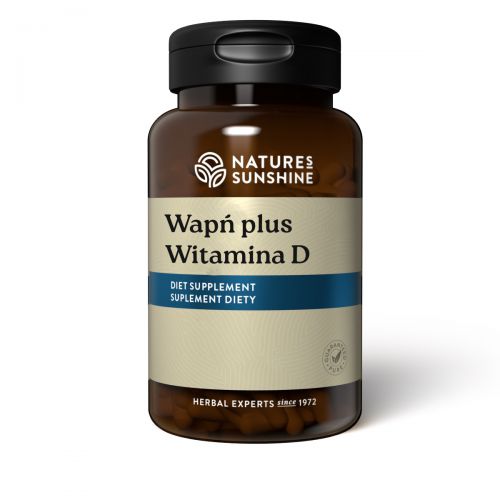 Wapń Plus Witamina D Natures Sunshine 150 szt.