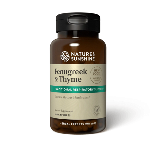 Fenugreek & Thyme Natures Sunshine 100 kapsułek
