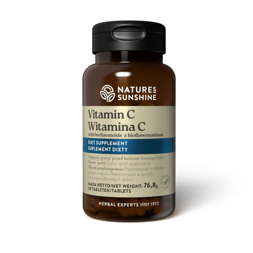 Witamina C z bioﬂawonoidami Natures Sunshine 60 tabl.